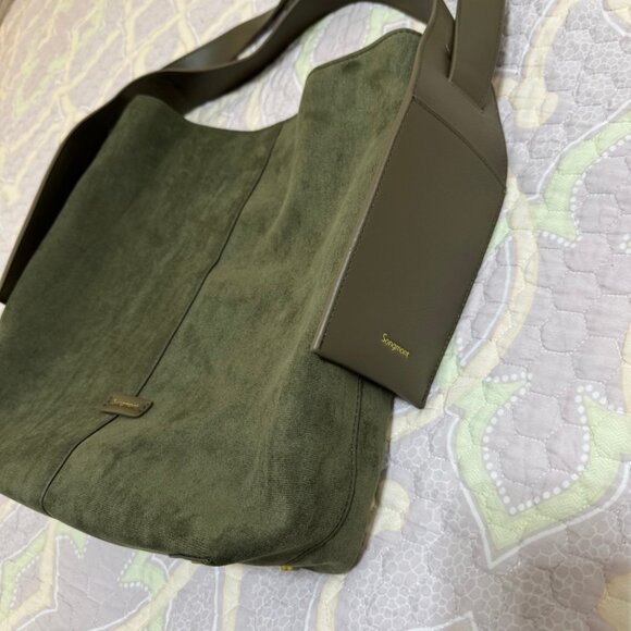Songmont Large Drippy Tote Bag - Olive - Picture 5 of 7